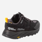 Чоловічі кросівки для трекінгу з мембраною Jack Wolfskin Terraquest Texapore Low M 4056401-6000 44,5 (10UK) Чорні (4064993722499) - зображення 4