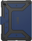 Etui z klapką Urban Armor Gear Lucent Metropolis Cobalt do Apple iPad Pro 12.9'' 2021 z uchwytem do Apple Pencil Blue (122946115050) - obraz 1