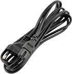 Kabel zasilający Akyga CEE 7/16 - IEC C7 1.5 m Black (AK-RD-01A) - obraz 1