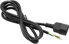 Kabel zasilający Akyga with Open Tin CCA IEC-C13 1.5 m Black (AK-OT-07A) - obraz 1