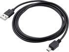 Kabel Akyga USB Type-A - mini-usb 1.8 m Black (AK-USB-03) - obraz 1
