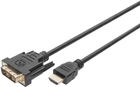 Кабель Digitus HDMI - DVI M/M 5 м Black (AK-330300-050-S) - зображення 1