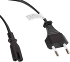 Kabel zasilający Lanberg CEE 7/7 - IEC-C5 1.8 m Black (CA-C5CA-15CC-0018-BK) - obraz 1