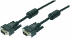 Kabel Logilink VGA - VGA 3 m Black (4260113560198) - obraz 1