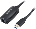 Kabel Logilink USB Type-A 5 m Black (4052792007114) - obraz 1