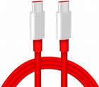 Kabel Logilink USB Type-C - USB Type-C 1 m Red (4052792052831) - obraz 1