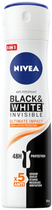 Антиперспірант NIVEA Black and White invisible ultimate impact для жінок в спреї 150 мл (5900017074269) - зображення 1
