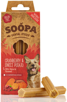 Patyczek dentystyczny dla psów Soopa Cranberry and Sweet Potato 100 g (5060289920050) - obraz 1
