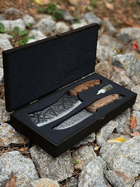 Набор ножей в коробке с Тризубом Ручной работы - изображение 4