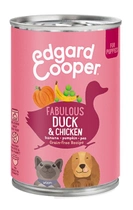 Karma mokra dla szczeniąt Edgard & Cooper Duck and Chicken Puppy Wet food 400 g (5425039485324) - obraz 1