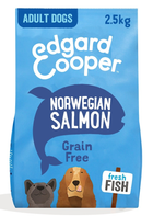 Сухий корм для дорослих собак Edgard & Cooper Fresh Norwegian Salmon 2.5 кг (5425039485058)