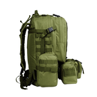 Тактичний рюкзак outdoor green b08 aokali 75l +3 - зображення 3