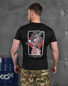 Тактическая потоотводящая футболка Odin black skull L - изображение 7