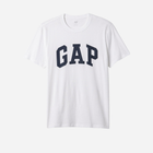 Футболка бавовняна довга чоловіча GAP 856659-03 XL Біла (1200132689329) - зображення 4