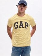 Koszulka bawełniana długa męska GAP 856659-09 XL Żółta (1200132689701) - obraz 1