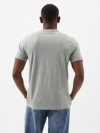 Koszulka bawełniana długa męska GAP 856659-00 S Szara (1200132219441) - obraz 2