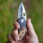 Раскладной нож True Utility Jacknife Чорний-Коричневий - изображение 2