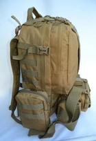 Тактический рюкзак Silver Knight мод 213 40+10 литров песочный - изображение 3
