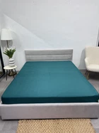 Простынь на резинке Ecotton 160х200 Dark Green Полисатин (2100024566006)