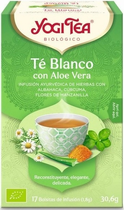 Herbata Yogi Tea Te Blanco Con Aloe Vera 17 torebek x 1.8 g (4012824404359) - obraz 1