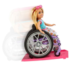 Лялька Mattel Barbie Chelsea на інвалідному візку (0194735054312) - зображення 3
