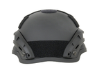 Страйкбольний шолом SPEC-OPS MICH MID-CUT – BLACK [8FIELDS] (для страйкболу) - зображення 4
