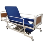 Вертикализатор-кровать медицинская функциональная Riberg АН8-11-04 с электрическим приводом и функцией кардио-кресла с матрасом боковыми поручнями прикроватной трапецией и стационарным штативом - изображение 2