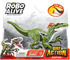 Interaktywny dinozaur Robo Alive Dino Action Raptor Zielony (4894680021358) - obraz 2