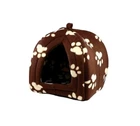 Мягкий домик для собак и кошек Pet Toys Hut 27х27 см Коричневый