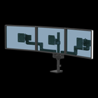 Ramię na 3 monitory Fellowes Tallo Modular 3FFS 10 - 32" Black (8615801) - obraz 3