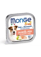 Вологий корм для собак Monge Dog Wet FRUIT Лосось із грушею