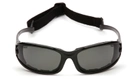 Защитные очки с поляризацией Pyramex Pmxcel Polarized (gray) Anti-Fog, серые - изображение 3
