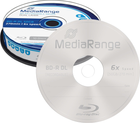 Диск Blu-ray MediaRange BD-R DL, 50 ГБ / 270 хв 6x друкований 10 шт. (4260057128973) - зображення 3