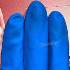 Щільні латексні господарські рукавички Igar High Risk розмір XL сині 50 шт - зображення 2