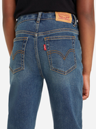 Jeansy mom fit młodzieżowe dziewczęce Levi's Lvg Mini Mom Jeans 4EG377-BIU 146-152 cm Ciemnoniebieskie (3666643045869) - obraz 3