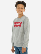 Bluza bez kaptura chłopięca Levi's Lvb-Batwing Crewneck Sweatshirt 8E9079-C87 110-116 cm Szara (3665115046113) - obraz 3