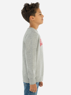 Bluza bez kaptura chłopięca Levi's Lvb-Batwing Crewneck Sweatshirt 9E9079-C87 158-164 cm Szara (3665115046151) - obraz 4