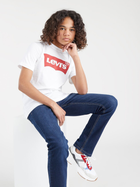 Koszulka chłopięca Levi's Lvb-Batwing Tee 8E8157-001 122-128 cm Biała (3665115029925) - obraz 4