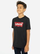 Koszulka chłopięca Levi's Lvb-Batwing Tee 9E8157-023 170-176 cm Czarna (3665115030563) - obraz 3