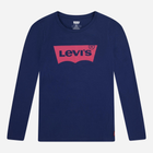Koszulka z długim rękawem młodzieżowa dziewczęca Levi's Lvg L/S Batwing Tee 4EA643-B9G 152 cm Niebieska (3666643037543) - obraz 1