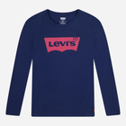 Підлітковий лонгслів для дівчинки Levi's Lvg L/S Batwing Tee 4EA643-B9G 158-164см Синій (3666643037536)