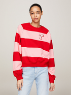 Світшот оверсайз жіночий Tommy Jeans DW0DW17789-TIC M Рожевий/Червоний (8720646649990) - зображення 1