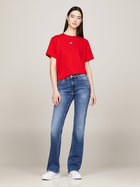 Koszulka damska bawełniana Tommy Jeans DW0DW17391-XNL XS Czerwona (8720645948933) - obraz 2