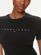 Koszulka damska bawełniana Tommy Jeans DW0DW17827-BDS S Czarna (8720646693184) - obraz 3