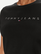 Koszulka damska bawełniana Tommy Jeans DW0DW17827-BDS S Czarna (8720646693184) - obraz 4