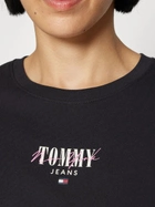 Футболка бавовняна жіноча Tommy Jeans DW0DW17839-BDS M Чорна (8720646674503) - зображення 3