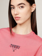 Koszulka damska bawełniana Tommy Jeans DW0DW17839-TIC L Różowa (8720646693085) - obraz 4