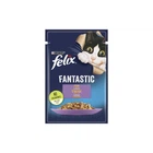 Вологий корм для кішок Felix Fantastic з ягням у желе 85 г