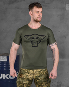 Тактическая мужская потоотводящая футболка Yoda XL олива (85831) - изображение 1
