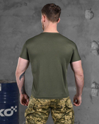 Тактическая мужская потоотводящая футболка Yoda S олива (85831) - изображение 5